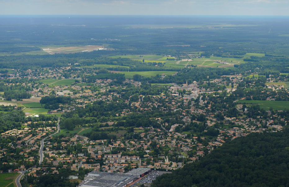 Vue aérienne paysage 