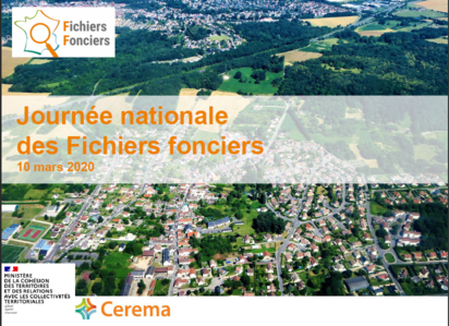 Visuel de l'affiche d ela journée nationale des Fichiers fonciers